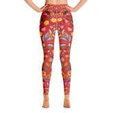 High Waist Yoga Leggings in Holiday